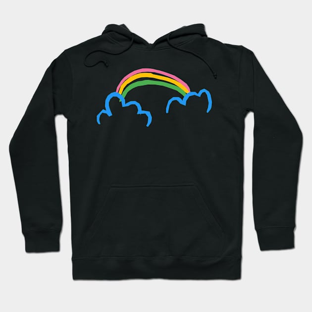 rainbow hands draw doodle art illustration Hoodie by Moonsayfar 